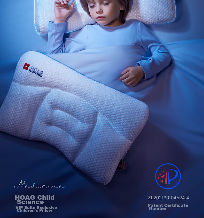 Hoag Children's Pillow for 6 Months to 3 Years Old, Baby Neck Support Pillow, Newly Designed H1 Stage 3
