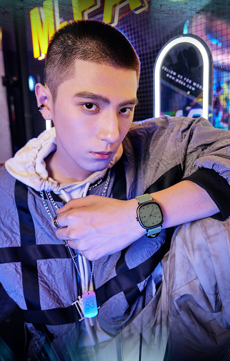 Julius Men's Casual Sports Watch with Calendar, Luminous, Leather Strap, Waterproof Quartz Student Exam Watch, Khaki JAH-123B 9