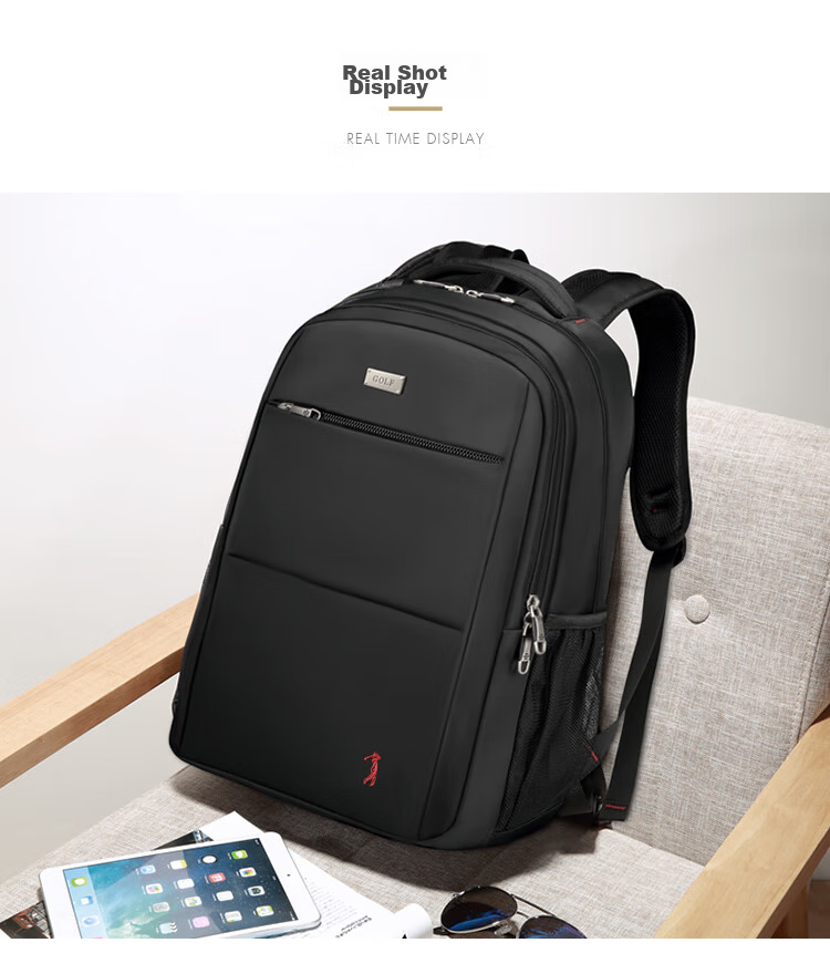 GOLF Business Casual Backpack for Men And Women, 15.6-Inch Laptop Bag, Large Capacity Backpack for Students 17