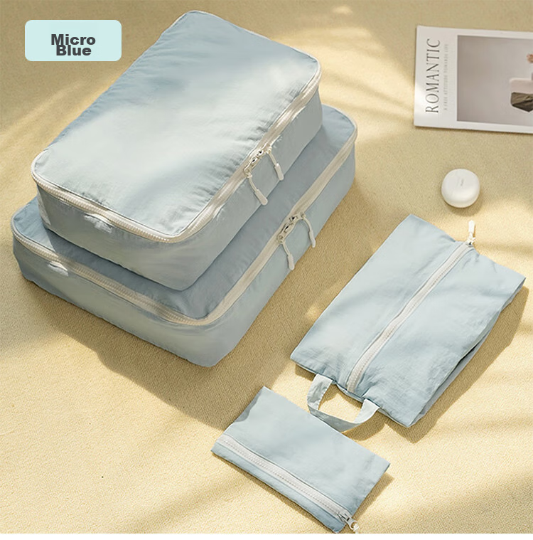 Banzheni Travel Toiletry Storage Bag, Portable Large Capacity Handheld Underwear Organizer Bag for Business Trips And Travel, Packing Set 18