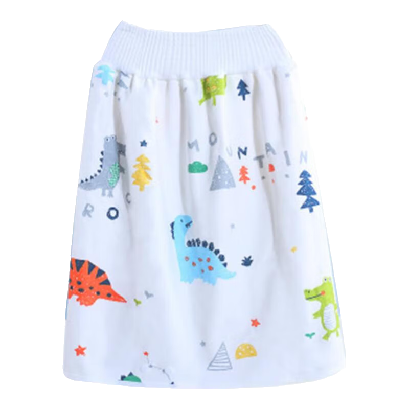 9I9 Baby Diaper Pad, Washable Cotton, High-Waist Belly Protection for Infants And Children, Waterproof Breathable Diaper Skirt, Leak-Proof, Large Size A124