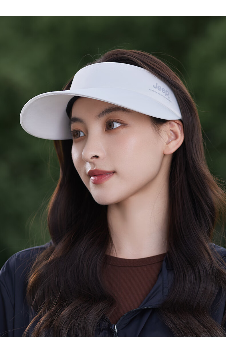 Jeep Sun Protection Hat for Men And Women, Outdoor Sun Visor Cap, Wide Brim Breathable Fishing Hat, Quick-Drying Visor Cap 19