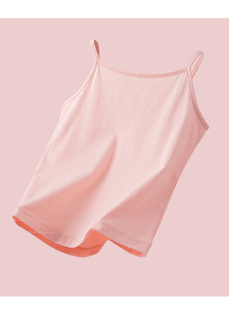 Dingguagua Girls' Camisole, Pure Cotton Baby Children's Underwear, Inner Wear Undershirt, All Cotton, 6419, 120 11