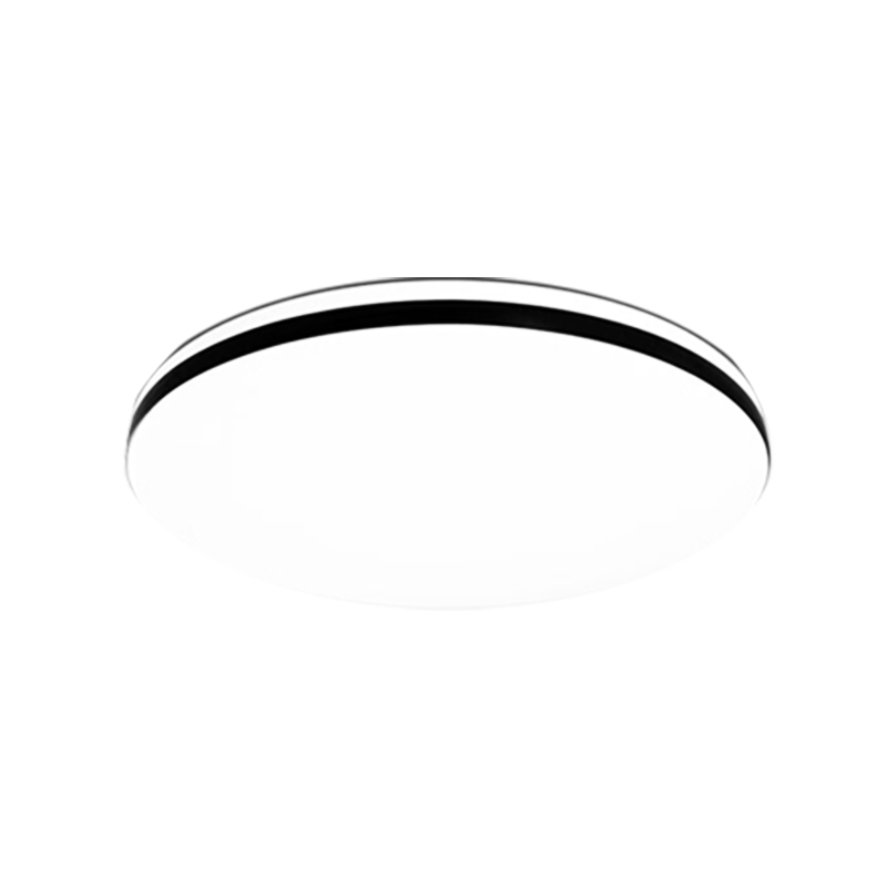 NVC Ceiling Light, 24W Round Comfortable Light, Three-Color Dimming, Nordic Simple Style, for Bedroom, Dining Room, Study Room Lighting Fixture