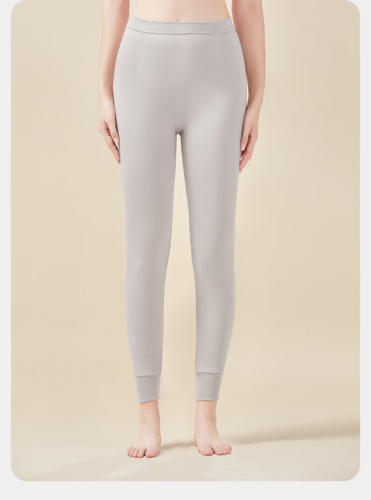 LangSha Women's Autumn Long Johns, Single Piece Pure Cotton Thin Warm Pants, Inner Wear Base Layer, Large Size All-Cotton Thermal Underwear, Autumn New Arrival 20