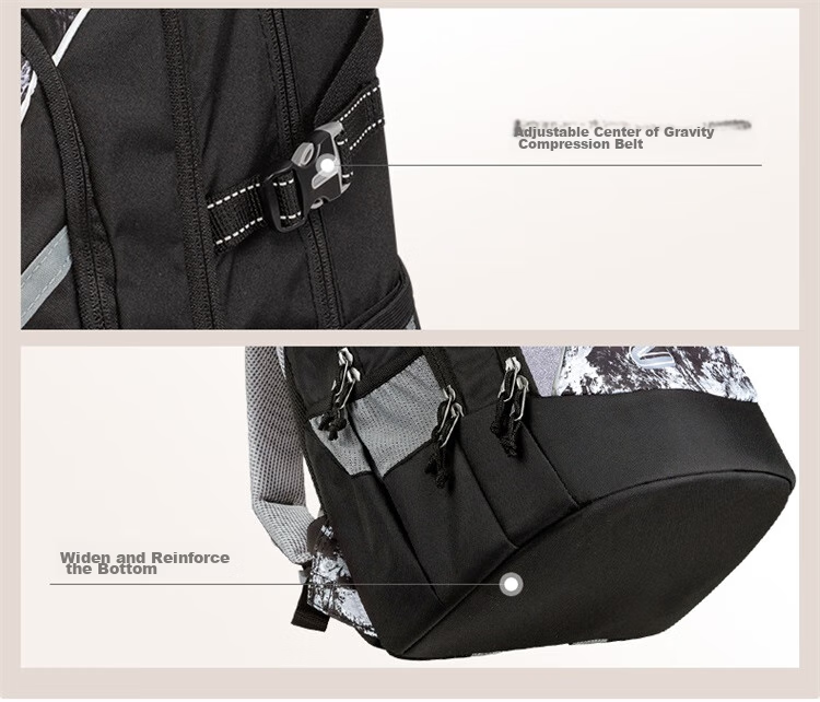 TigerFamily Middle School And High School Student Backpack for Grades 5-9, Spine-Protecting And Load-Reducing Double Shoulder Bag for Boys And Girls 20