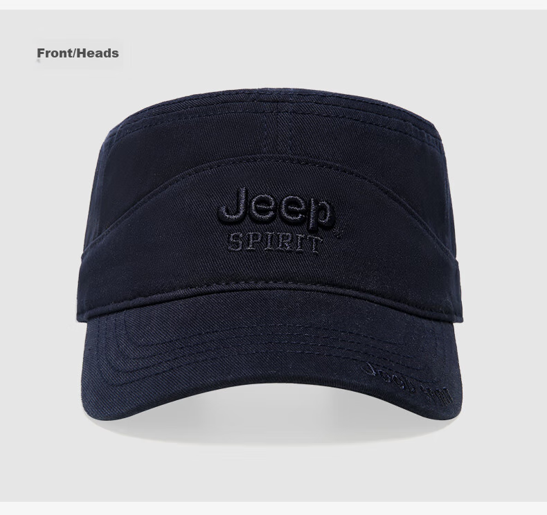 JEEP Men's Flat-Top Cap, All-Season Style, Baseball Cap for Middle-Aged And Elderly, Outdoor Casual Versatile Cap A0293 12