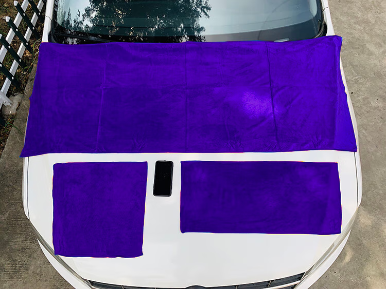 Good Weather Cleaning Cloths for Car Washing, Glass Wiping, Housekeeping, Cleaning, And General Maintenance - Purple, Thickened, 10 Pieces, 30*70 Cm 16