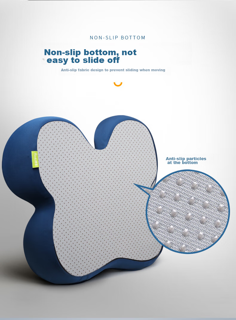 Back2 Cushion, Office Petal-Shaped Buttocks Cushion, Chair Pad, Breathable Memory Foam Tailbone Hemorrhoids Cushio 18