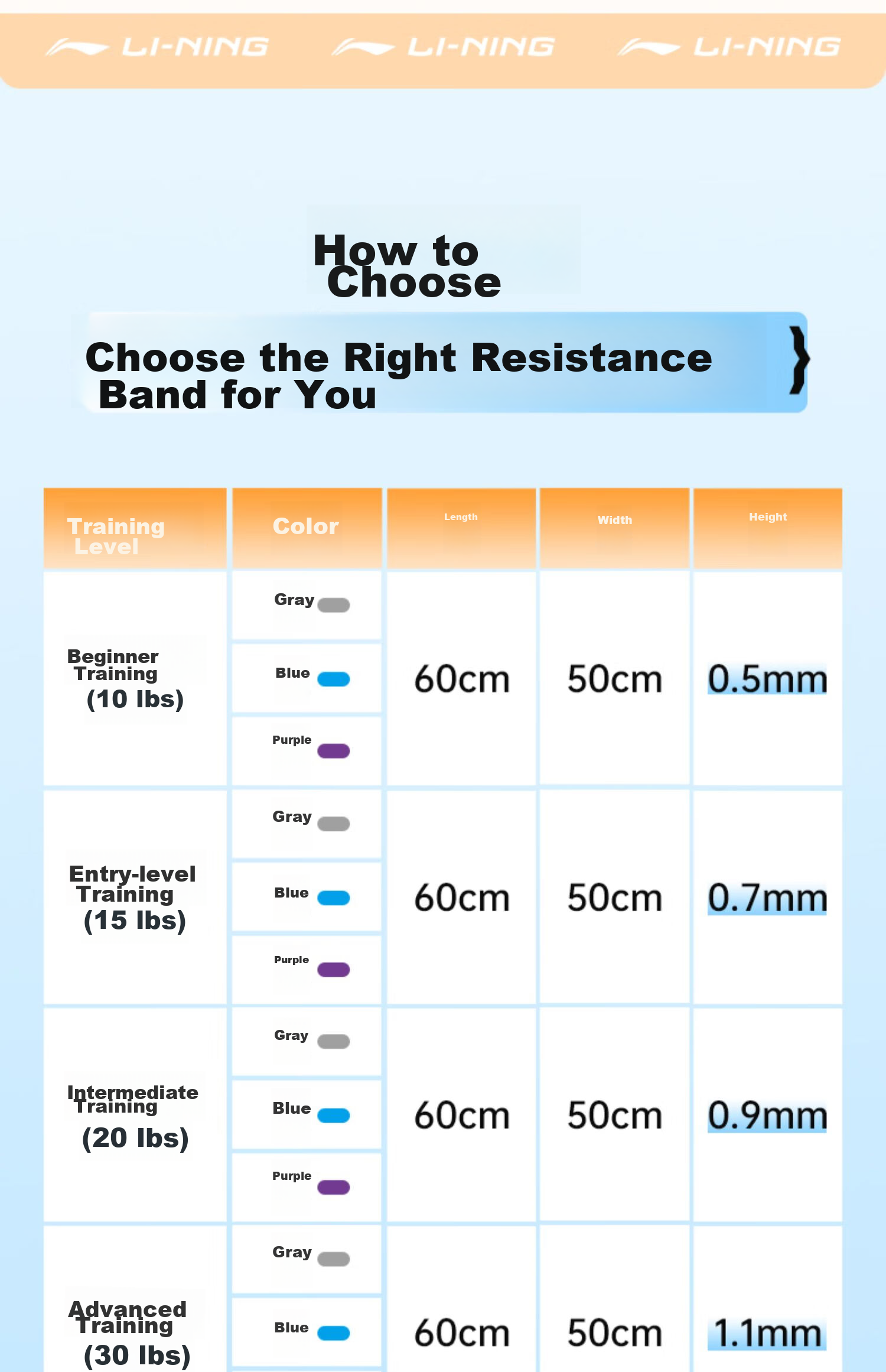 Li-Ning Elastic Band for Children's Soccer And Basketball Training, Leg Resistance Fitness Track And Field Running Ankle Band, Mini 10+15 Pounds 12