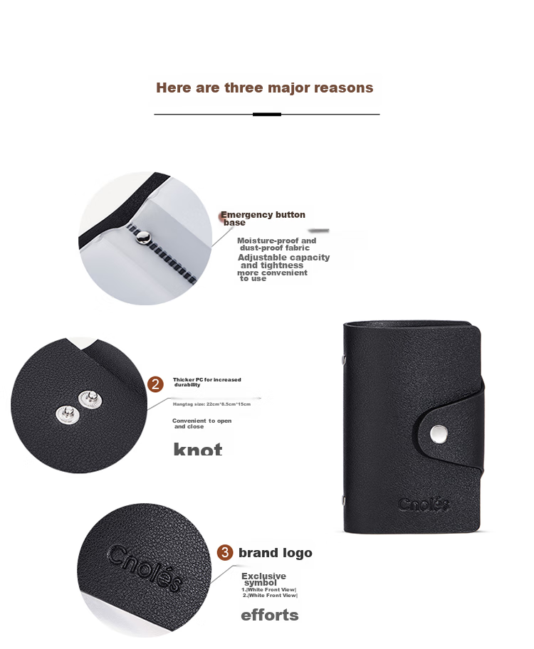 Cnoles Card Holder for Women, Multifunctional Multi-Card Bank Card Holder, Business Card Case, Driver's License Holder, Birthday Gift for Girlfriend 8