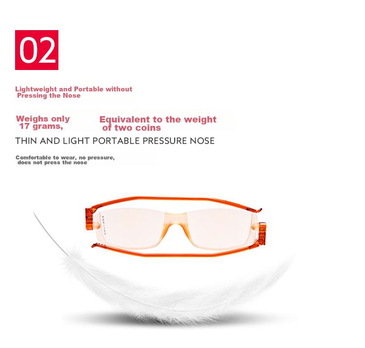 NANNINI Italian Imported Anti-Blue Light Reading Glasses, Lightweight And Stylish Foldable Portable High-Definition Comfortable Presbyopic Glasses, Authentic Product 24