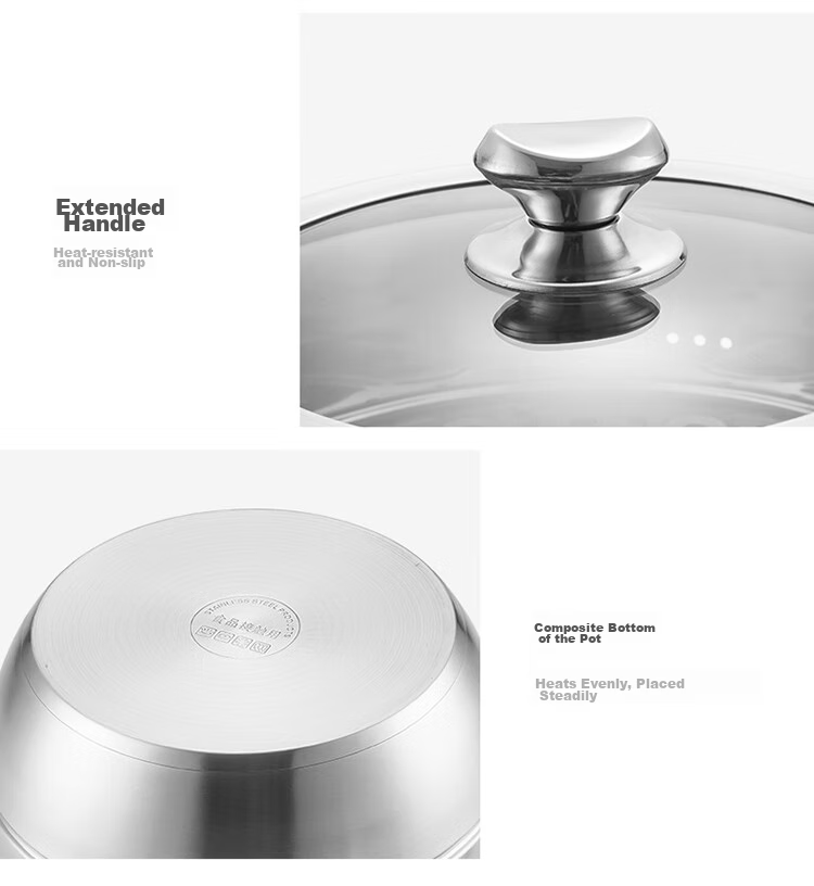 MAXCOOK Steamer Pot, 304 Stainless Steel 28cm Three-Layer Steamer, Thickened Base Soup Pot, Compatible with Gas And Induction Cooktops MCZ835 8