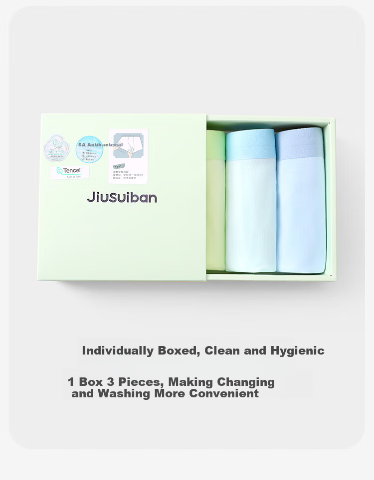 Jiusuiban Children's Underwear, Boys' 80 Modal Lightweight Boxer Briefs, Youth Antibacterial Sports Shorts, 405044Z 12