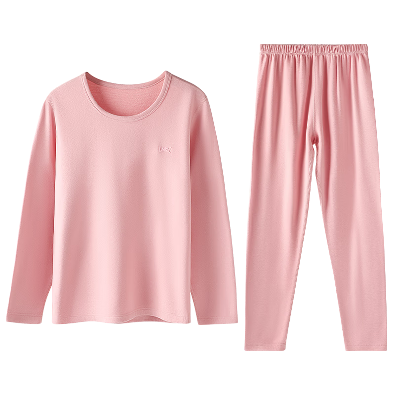 Me feeling Teen Boys Silk 10A Antibacterial Mite-Resistant Autumn Winter Thermal Underwear Set for High School Students Girls