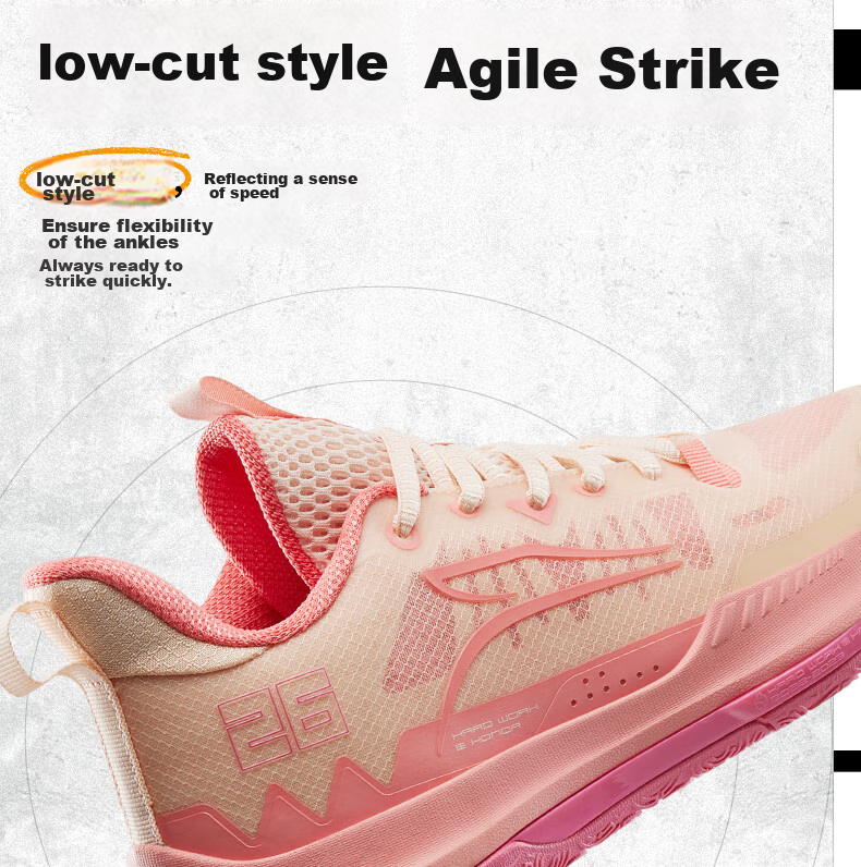 361° Basketball Shoes for Men, DVDTeam Dingweidi Spring And Summer Youth Breathable Professional Sports Shoes 672421113-1 Size 41 12