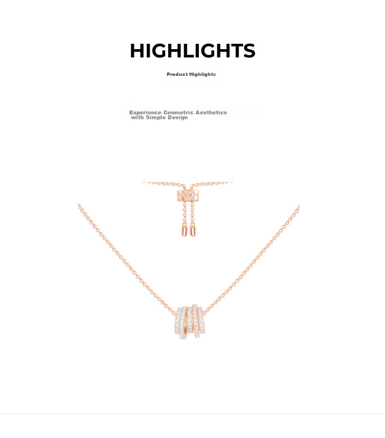 APM Monaco Multi-Loop Lucky Slim Waist Necklace Sweater Chain Women's Light Luxury High-End Gift for Wome 2