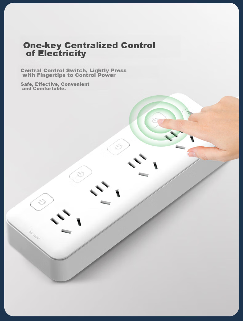 NVCleishidiangong 4-Outlet 1.8m Power Strip, Extension Cord, Socket Board, EP443 13