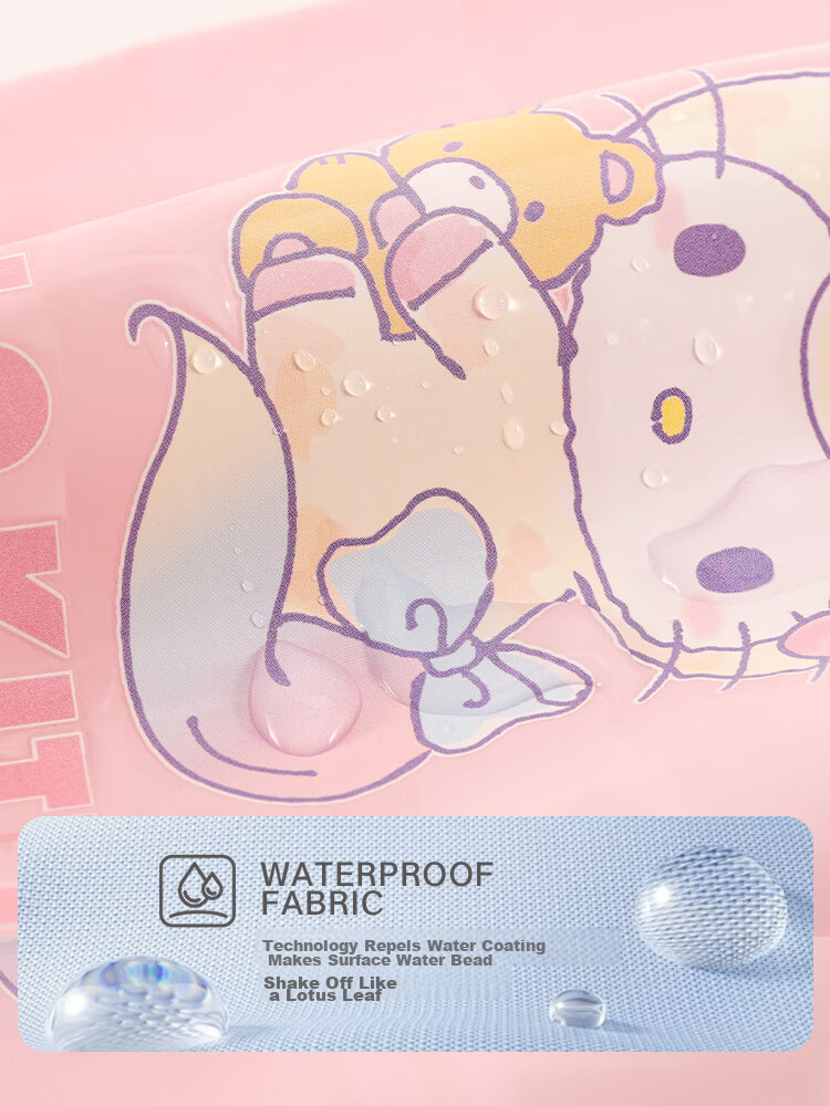 Hello Kitty Children's Arm Sleeves, Girls' Waterproof And Dirt-Proof Arm Covers, Toddler Baby Student Drawing Eating Sleeve Protectors TXT9268 3
