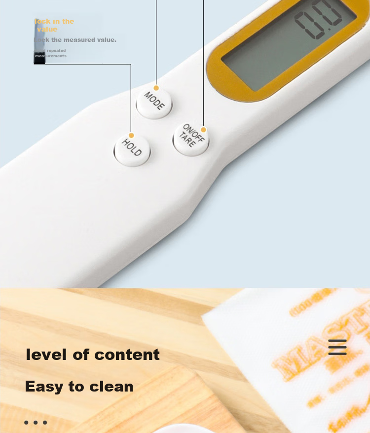 BJ (Baijie) Electronic Measuring Spoon Scale, Baking Scale, Household Kitchen Electronic Scale, Home Baby Food And Milk Powder Food Scale 14