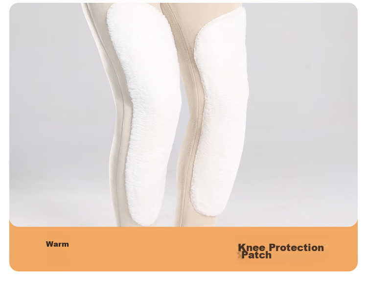 LangSha Wool Pants, Warm Men's Thick Fleece-Lined Knee Protection, High Elasticity, for Middle-Aged And Elderly, Northeast Cold-Proof Cotton Pants for Outdoor Wear in Winter 17