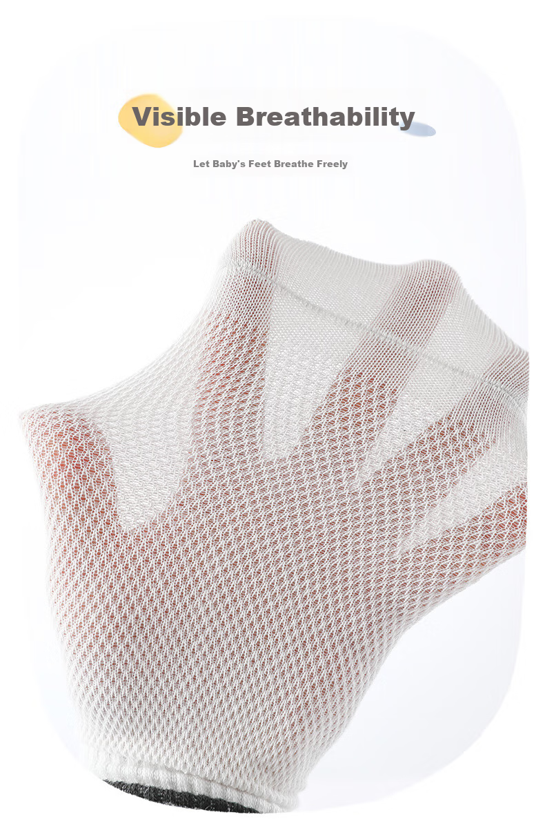 LangSha Children's Socks, Boys' Summer Mesh School Socks, Youth Mid-Calf Casual Sports Cotton Socks 5