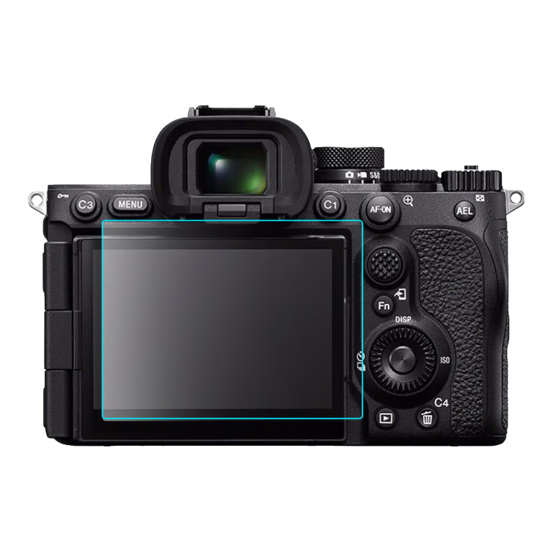 Earlymen Dual-Layer Tempered Glass Screen Protector for Sony A7CII, Compatible with Mirrorless A7CII/A7CR Full-Frame Camera, Small 7 Tempered Glass Film