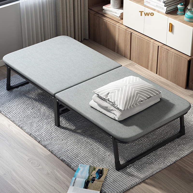 XINGKAI Folding Bed, Office Nap Bed, Hospital Accompanying Bed, Hard Board Bed with Wheels, BGC813, Width 60cm