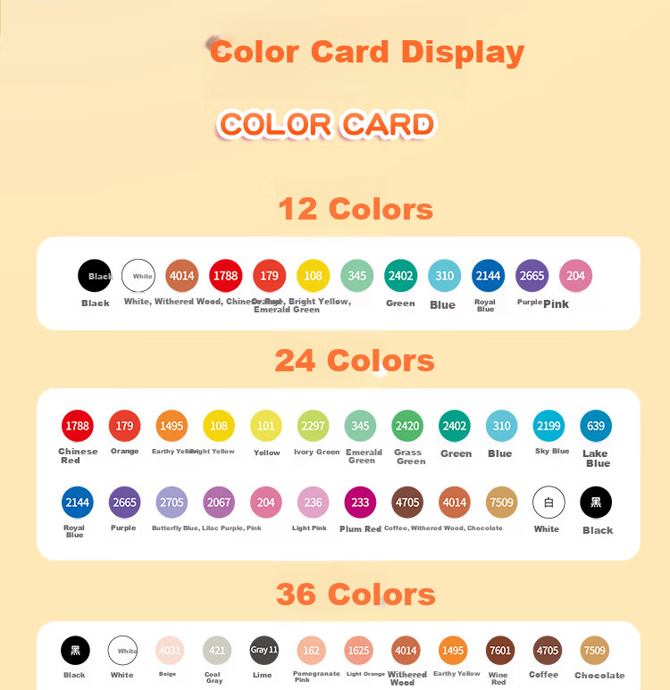 Yuji Soft Tip 60-Color Acrylic Markers, Washable, Colored Pencils, Children's Art Supplies, Elementary School Drawing Pens, Non-Translucent, Layering Capable, Quick-Drying Drawing Pens, Watercolor Pens, Art Educatio 10