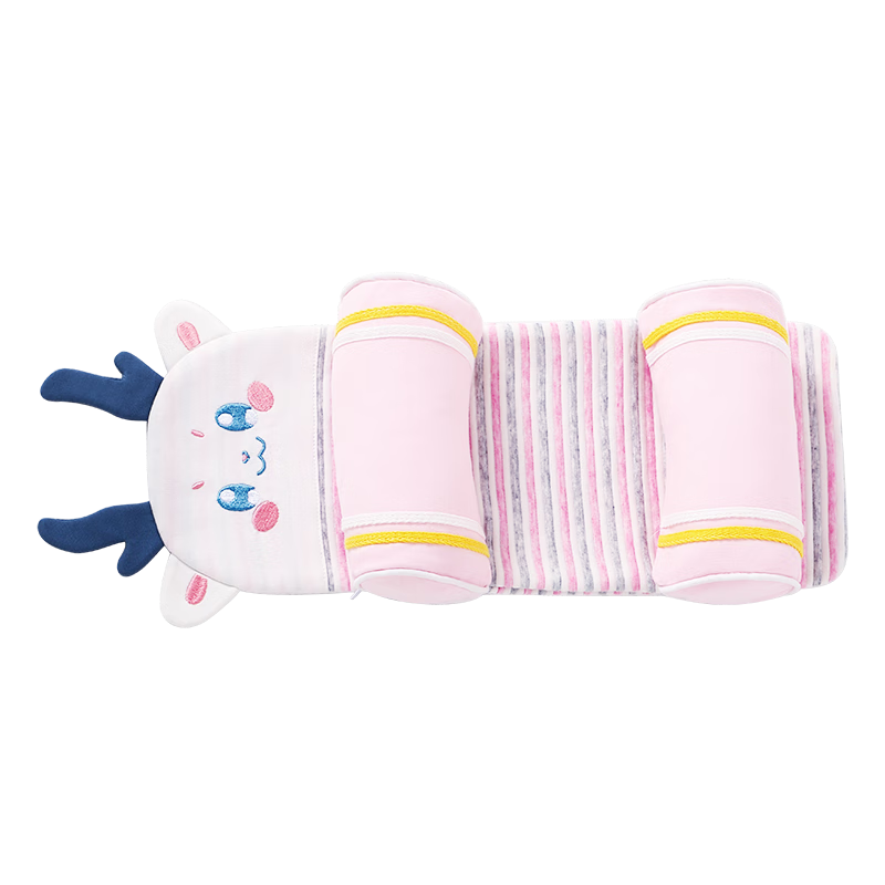 Qicaiboshi Baby Shaping Pillow, Newborn Head Correction, Xiaomi Autumn And Winter Style, for Babies Aged 0-1 Years Old, Pure Cotton Children's Pillow