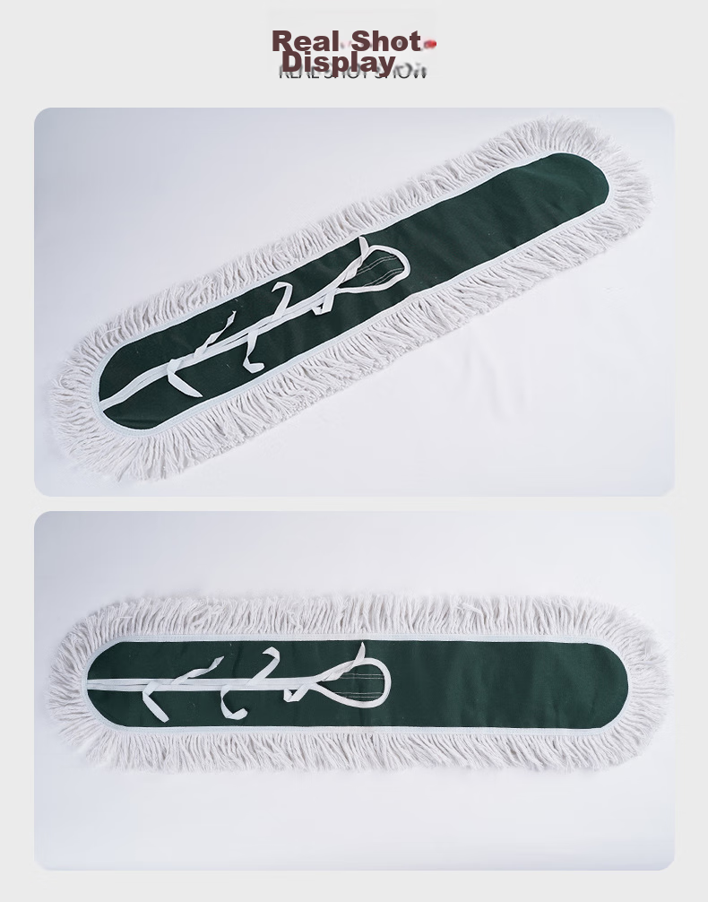 CIRY Flat Mop Head, 60CM, One Piece, Dust Push Cover, Mop Replacement Cloth, Mopping Cloth, Washable Cloth Head 10