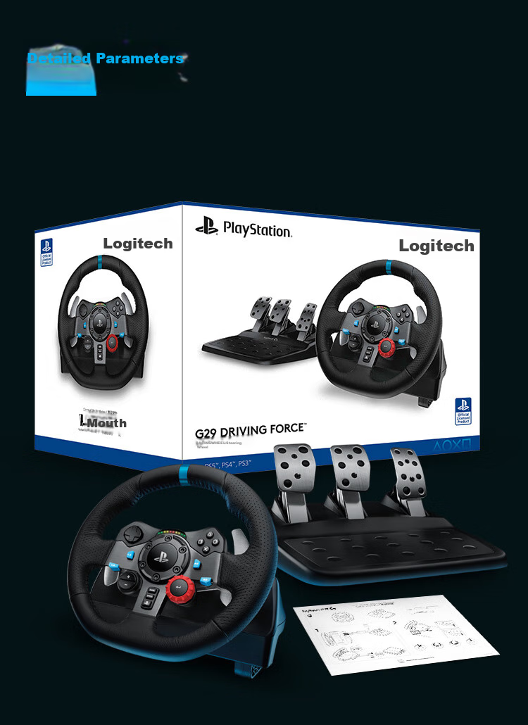 G G923 PC High-Resolution Force Feedback Racing Wheel And Pedals, Racing Simulation Driving Experience, For Horizon 4 And Okami 2 20