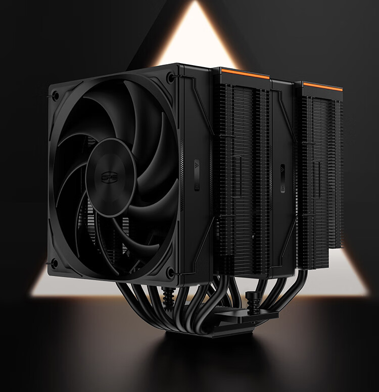 PCCOOLER RZ700D Pro ARGB Black CPU Air Cooler (7 Heat Pipes/Single Tower Dual Fans/Full Aluminum Magnetic Top Cover/Double Ball Bearings) 3