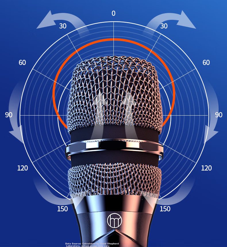 Haomuren Wireless Microphone Rechargeable Universal Mic for Home KTV, Professional Singing, Stage Hosting, Speeches, Karaoke, Meetings, Outdoor Use with Speaker, Amplifier, FM Receiver, Universal 8