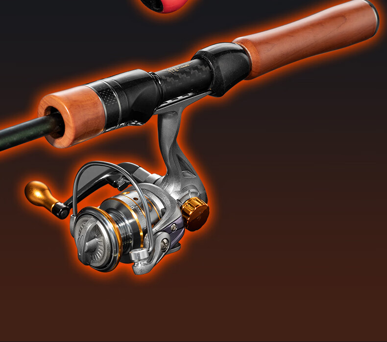 Weilianmeng 1.53m Jihu PRO Telescopic Lure Rod, Right-Hand Baitcasting Reel Set, Micro Lure Fishing Rod 5