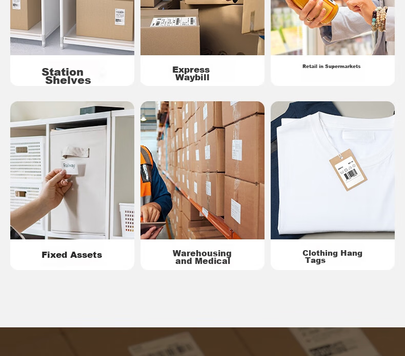 Deli GE382W High-Speed Express Printer, E-Commerce Single-Sheet Thermal Printing, 80mm Warehouse Logistics Commercial Office Adhesive Barcode Label Printer, Bluetooth Versio 3