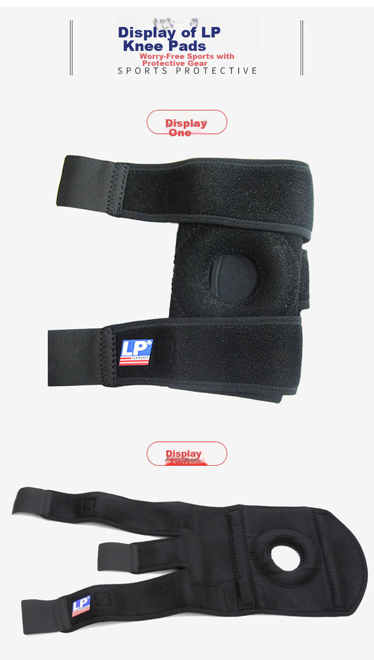 LP 792CN Sports Knee Brace, Badminton Meniscus Double Spring Support, Basketball Hiking Knee Joint Protector 11