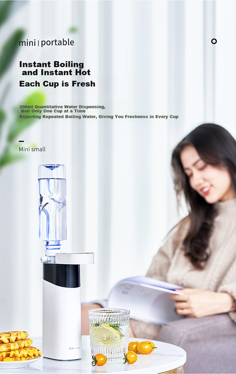 Zhuolang Portable Electric Kettle, Hot Water Boiler, Instant Heating Water Dispenser, Mini Travel Kettle, ZL-2019 10