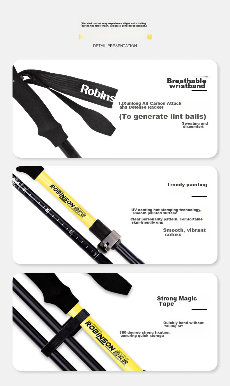 Lubinxun Carbon Fiber Aluminum Alloy Ultra-Short Ultra-Light Portable Folding Telescopic Trekking Pole for Men And Women, Trail Running Cane 5