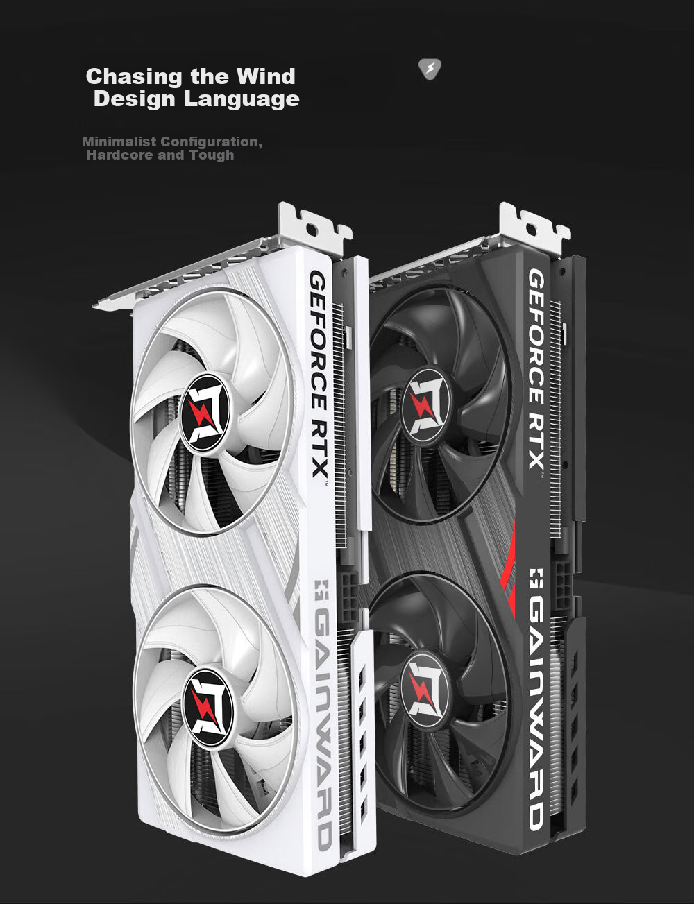 GAINWARD GeForce RTX 5050 Zhui Feng OC 8G Graphics Card, DLSS 4, for E-Sports Gaming/Design Editing/AI Local Deployment/Live Streaming Entertainment 5