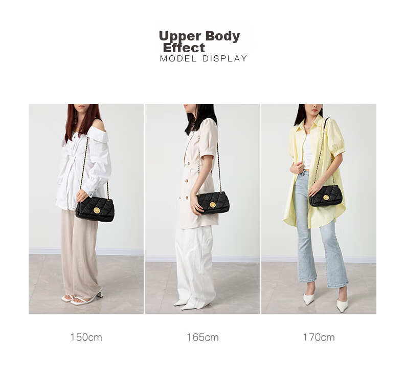 HR Handbag, Women's Shoulder Crossbody Bag, Small Soft Leather Quilted Pillow Bag, Birthday Gift 12