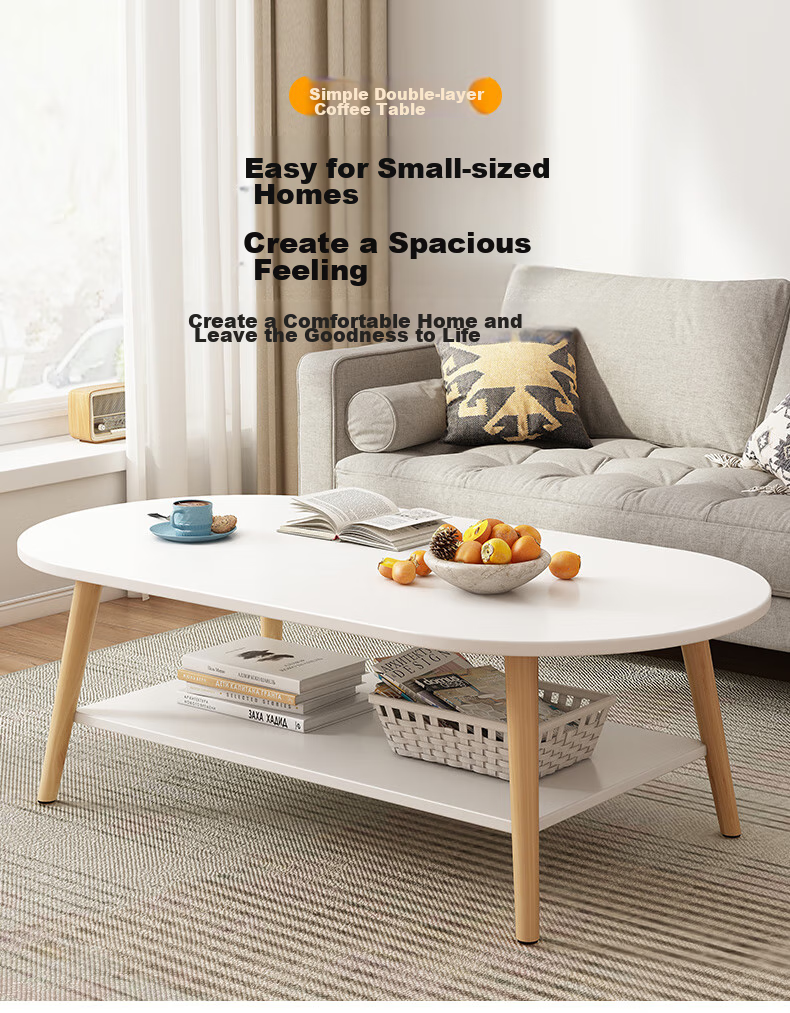Shanshanmuyi Coffee Table, Simple Living Room Tea Table, Small Apartment Side Table, Home Tea Stand, Nordic Style Side Table, Balcony Mini Table 1
