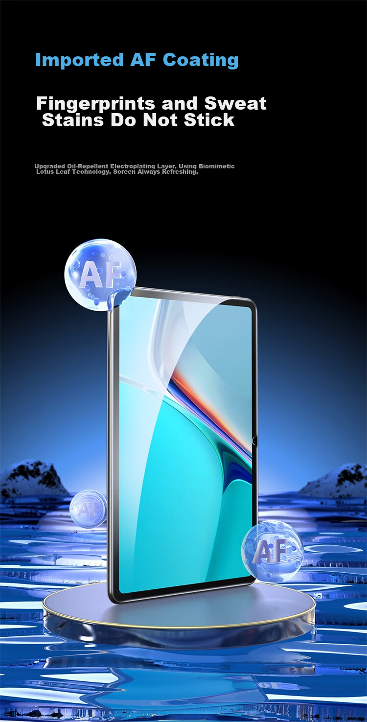 Baseus Tempered Glass Screen Protector for Huawei MatePad 11 Tablet, AR Film with Dust-Free Installation, Ultra-Clear Bare Screen, Strong Anti-Fingerprint, Compatible with 2021 MatePad 11 - 10.95 Inch 12