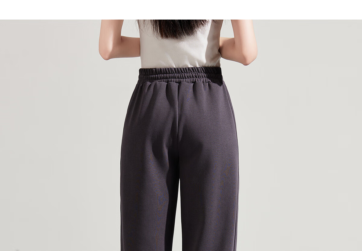 Halo Queen Women's Joggers with Elastic Waistband And Drawstring, Casual Pants for Spring And Autumn, Loose-Fitting Slimming Sweatpants H13QR1953 32