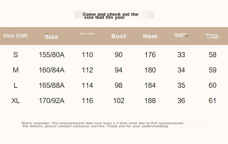 Dme [Waving Sleeve to Capture Fairy Dust] Spring And Autumn Round Neck Pleated Puff Sleeve Waist-Cinching Tie A-Line Dress for Women, Mid-Length Style 7