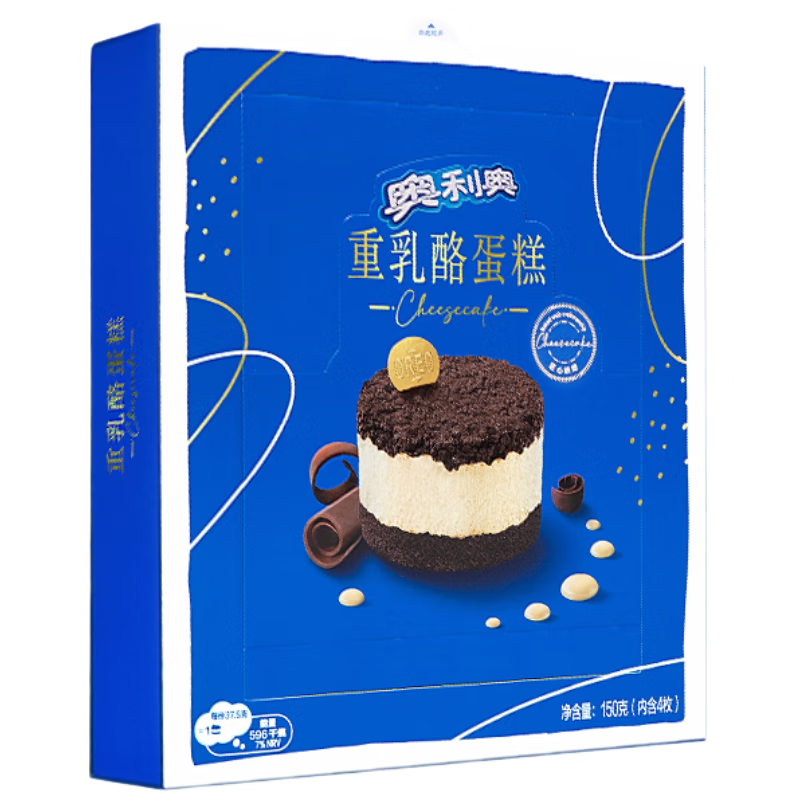 奥利奥（Oreo）重乳酪蛋糕 150g 半熟芝士精致甜品点心办公室零食糕点