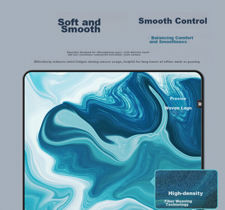 LESAILES Gaming Mouse Pad, Smooth FPS Gaming-Specific Large And Small Sizes, Waterproof Fine Surface Computer Desk Pad, ATK Kongzhi Dye Red, 2mm Deep Edge Banding, 480x400x5 4