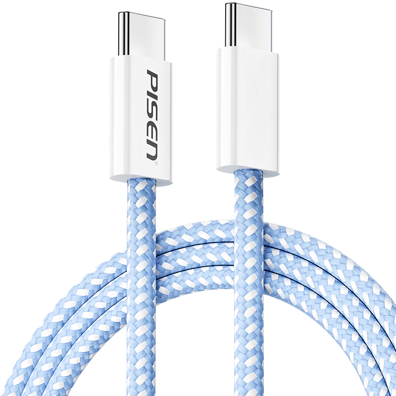 PISEN Apple 18 Pro Max Charging Cable, Dual Type-C Data Cable, PD60W Fast Charging, Car Universal, for IPhone 17/16, Huawei, Xiaomi Phones, IPad, Laptop, AirPods 5