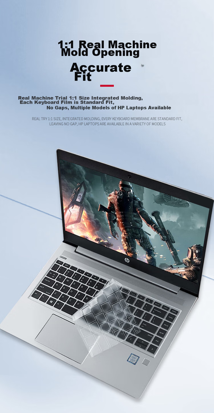 JPLAYER Keyboard Protector for HP Shadow Elf 9 Plus/8 Plus/7 Plus 17.3-Inch Laptop, High Transparency Ultra-Thin Invisible Film, Anti-Dirt Waterproof 9