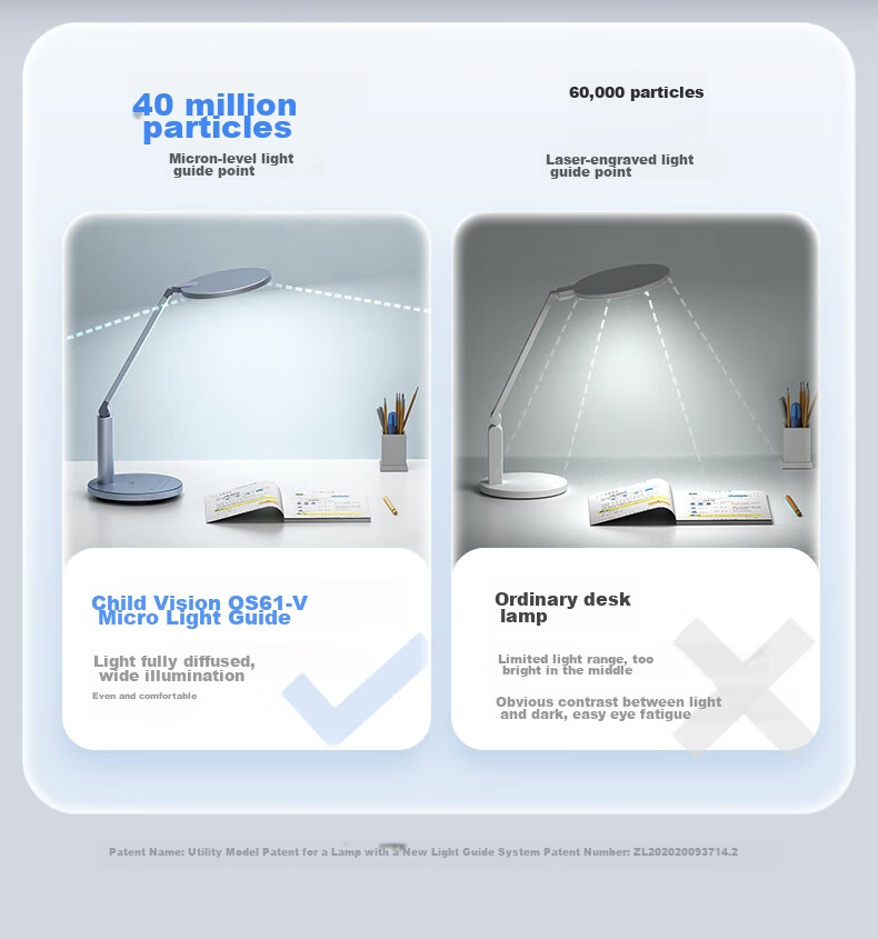 Haishibao National AA-Grade Full-Spectrum Eye Protection Desk Lamp for Children And Students' Study And Reading, Dormitory Bedroom Lamp VL235B 6